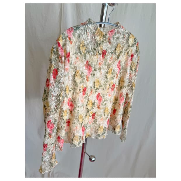 플라워 레이스 블라우스 (JPN)