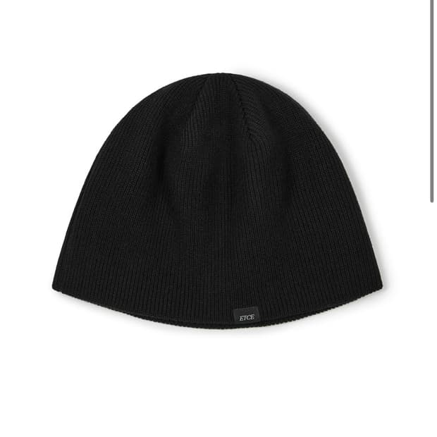 ETCE 라벨 비니 블랙