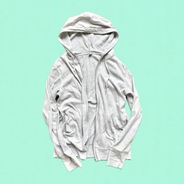 uniqlo grey hoodie zip up 빈티지 딱붙 슬림 y2k