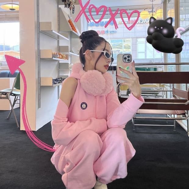 Asif calie 상의하의세트