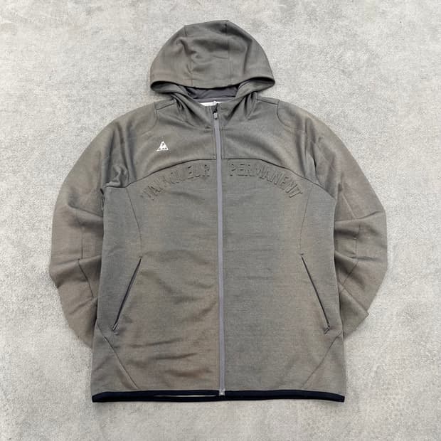 105 르꼬끄 후드 집업 자켓 그레이