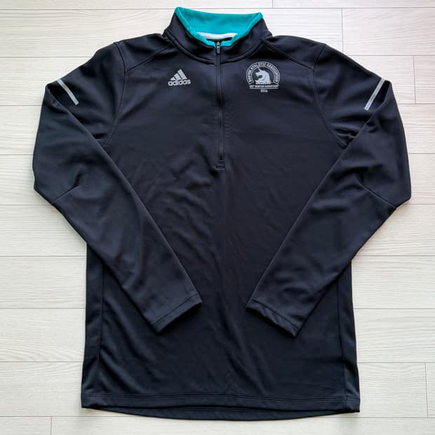 2016 보스톤 마라톤 오피셜 굿즈 아디다스 러닝 하프집업 M (100)