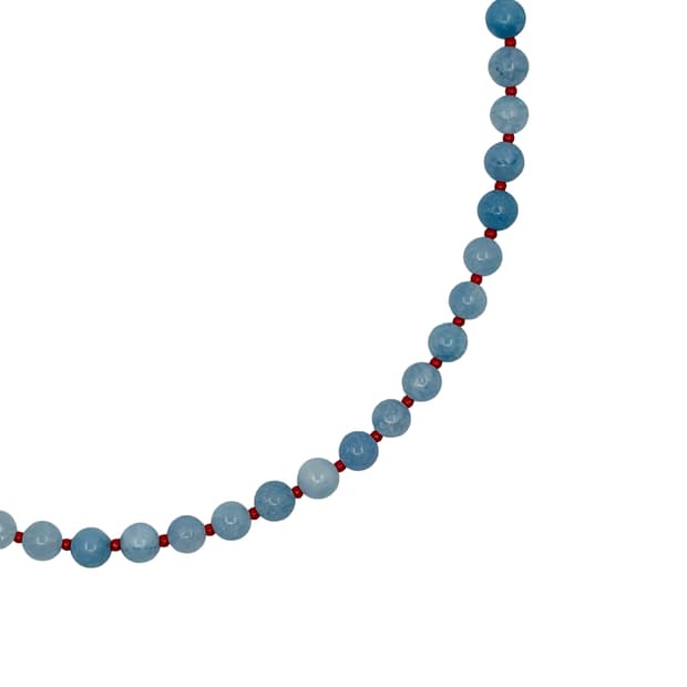 Airy red necklace