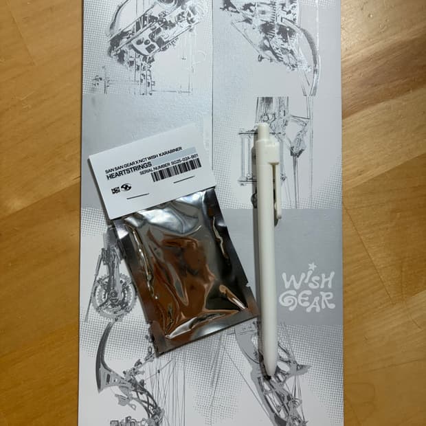 산산기어 엔시티위시 카라비너+팜플렛+볼펜