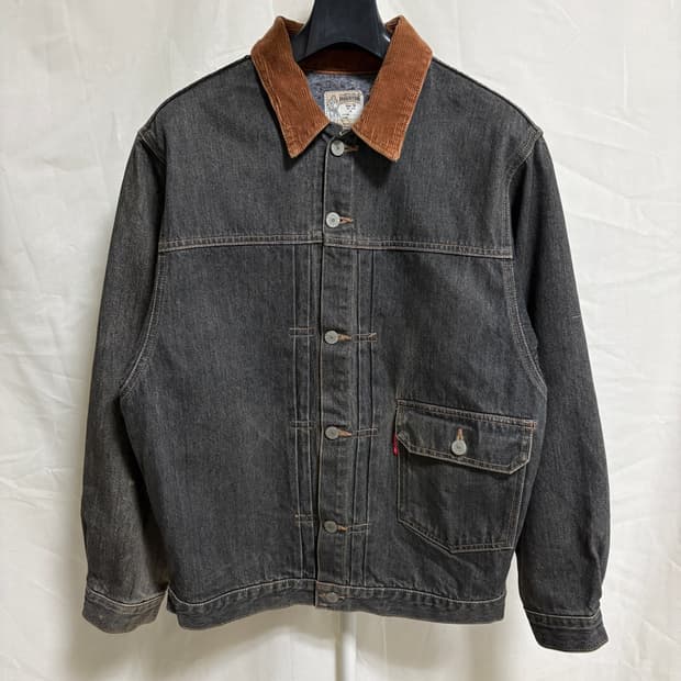 휴스턴 1세대 데님 트러커 자켓 / 흑청, M