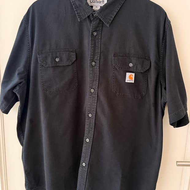 칼하트(Carhartt) 블랙 워크 반팔 셔츠 XL