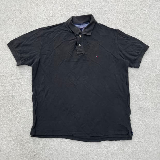 L 타미힐피거 반팔 카라 티셔츠 0303M