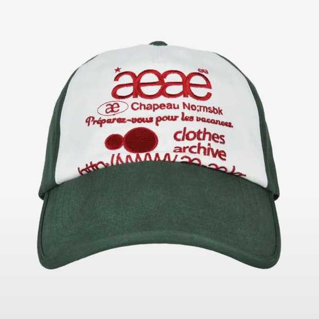 에이이에이이 WEB LOGO 5 PANNEL BALL CAP 모자