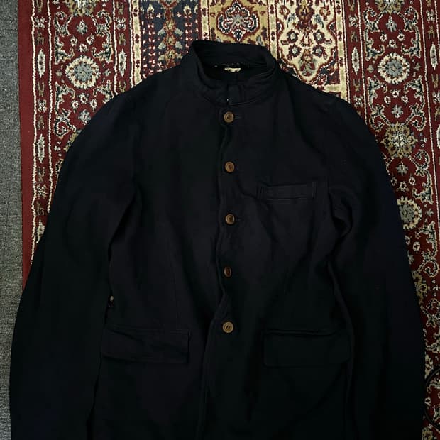 comme des garcons homme plus 축융 폴리 자수 자켓