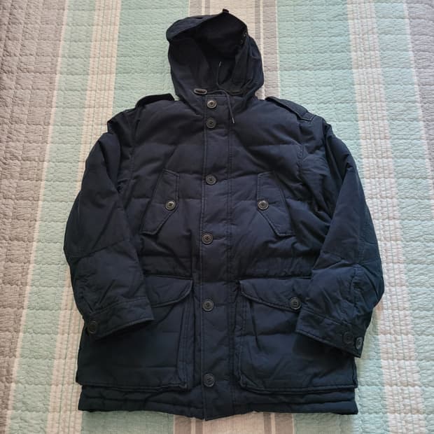 폴로 랄프로렌 Polo 밀리터리 유틸리티 그레이덕다운파카 L 105사이즈