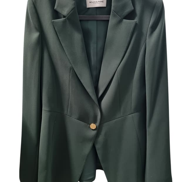 모조에스핀 그린 컬러 간절기 여성 자켓 66