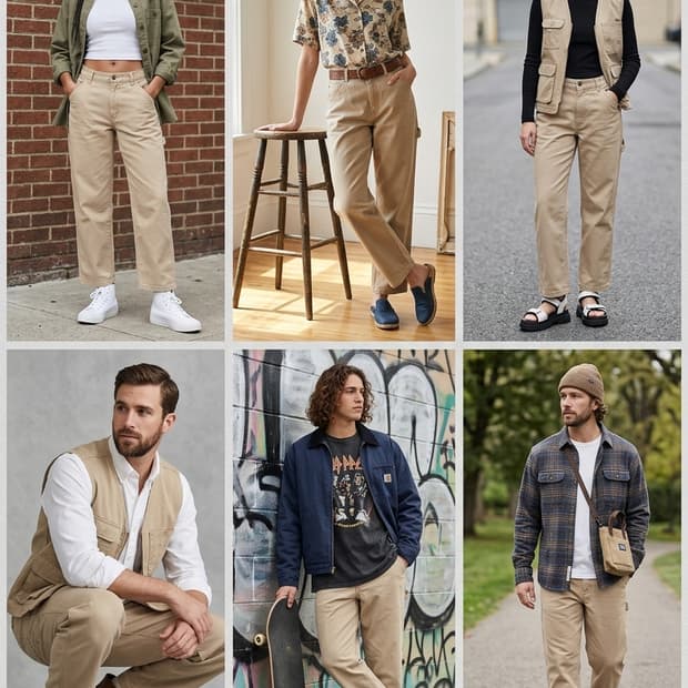 리 던가리 카펜터 팬츠