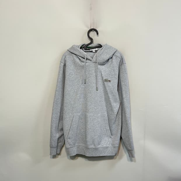 라코스테 베이직 후드 티셔츠 100 그레이