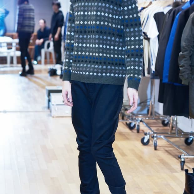 라드뮤지션 페어아일 모헤어 캐시 혼방 가디건