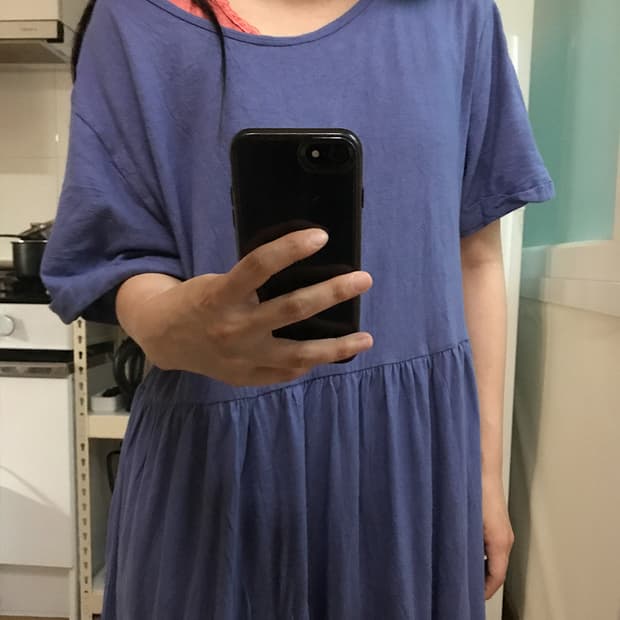 013. cotton long dress
