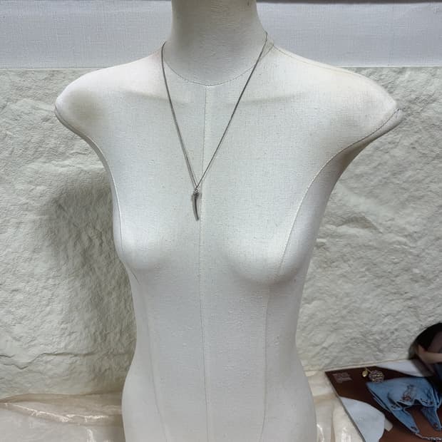 빈티지 마테 치아 쿠바체인 목걸이