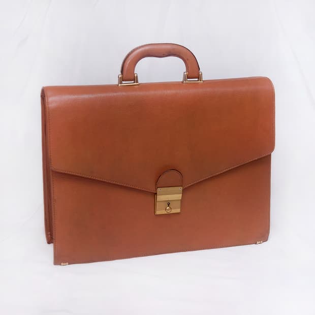 이태리 ENIT 피렌체 가죽 클래식 패드락 브리프케이스