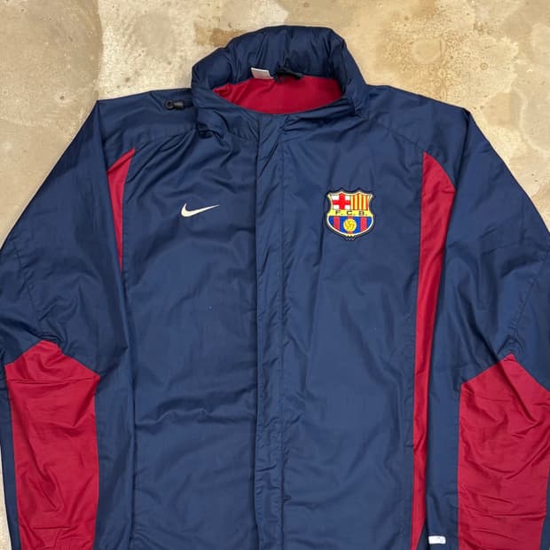 XL 나이키 FC 바르셀로나 배색 바람막이