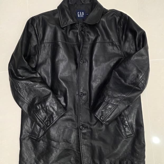올드 갭 레더 카코트 L