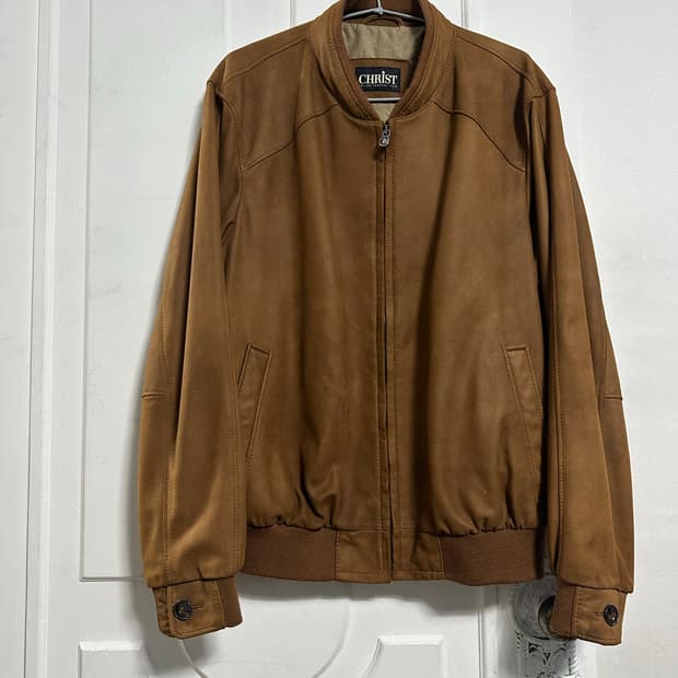 크라이스트 CHRIST 스웨이드 자켓