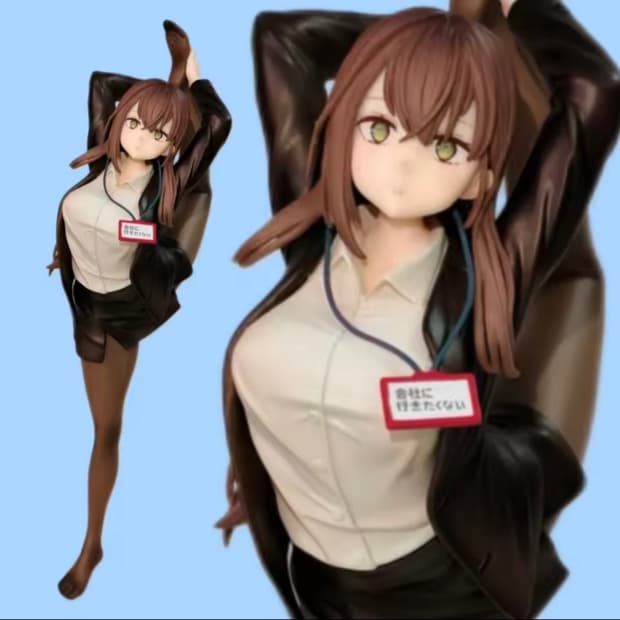 회사에 가기싫은 OL짱 피규어