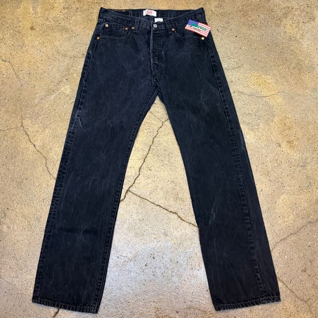 00s 미국 빈티지 리바이스 501 블랙진 청바지