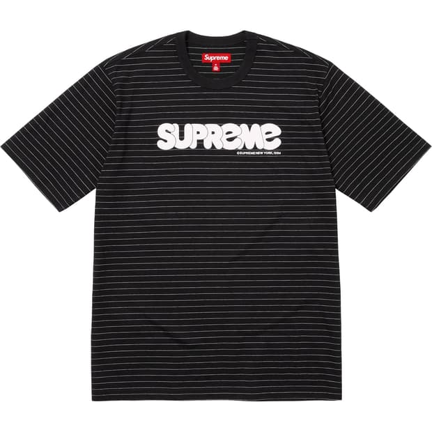 슈프림 버블 숏슬리브 탑 블랙 – 25SS M