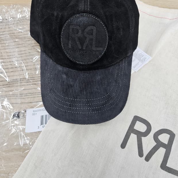 더블알엘 25fw 스웨이드 캡 새제품