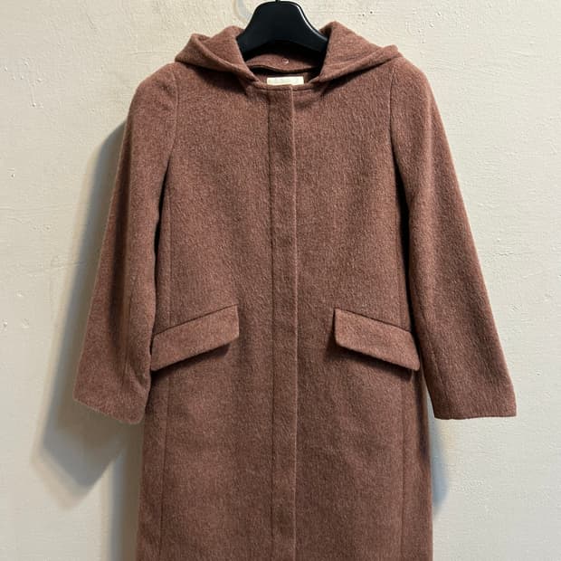 빔즈 하트 후드 울 코트