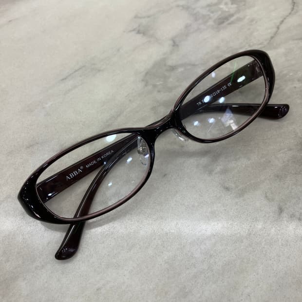 B70 AB2TR 딥브라운 오벌 슬림 뿔테 안경564