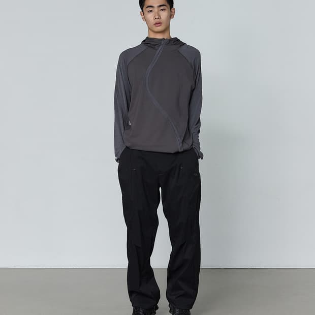 WAVE LONG SLEEVE [BLUE CHARCOAL]