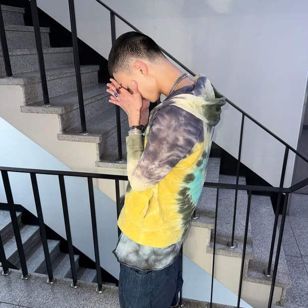 tie dye zip up hoodie