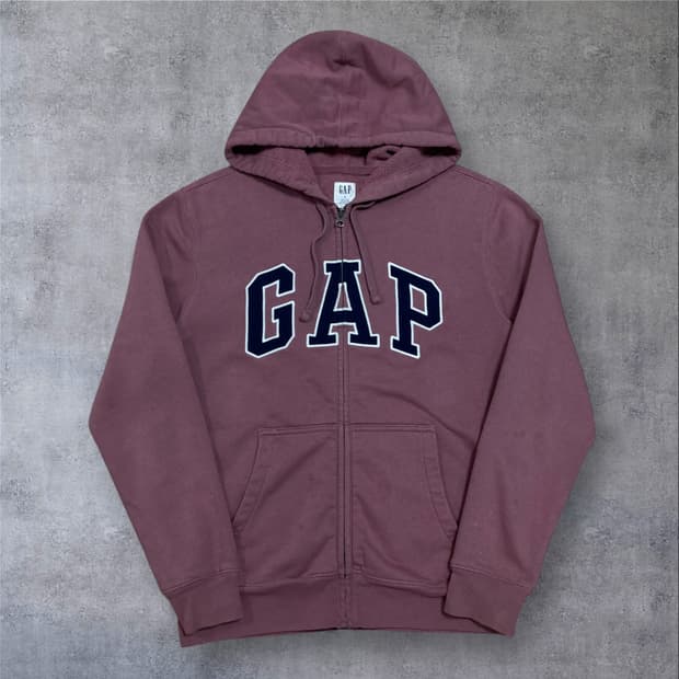 GAP 스펠아웃 빅로고 후드 집업