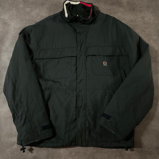 타미힐피거 00s 올드 집업 자켓