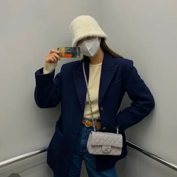 에토스 네이비 울자켓