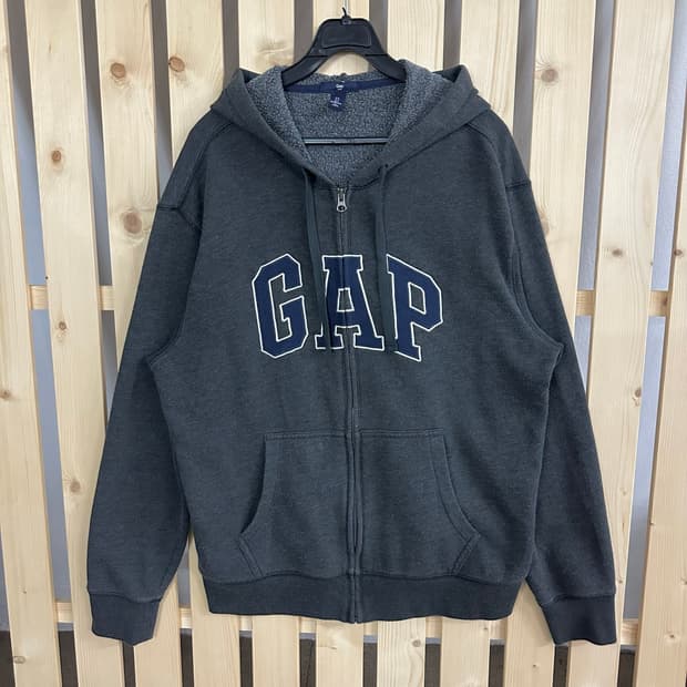 (L) 갭 GAP 후드 집업 차콜