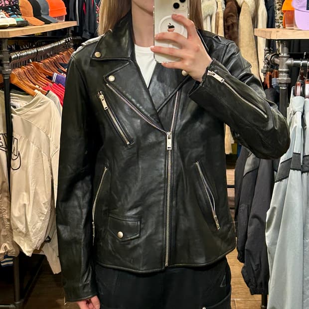 [HI] 이스트쿤스트 레더 자켓 블랙