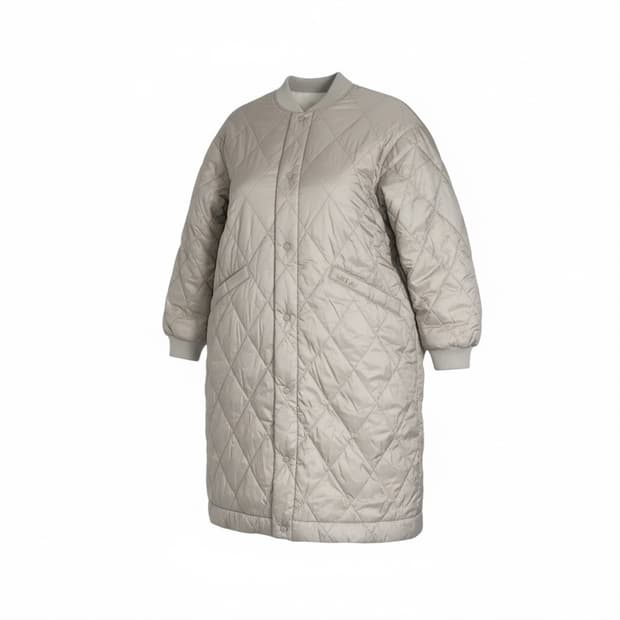 네파 리버시블 뽀글이 롱 점퍼 L