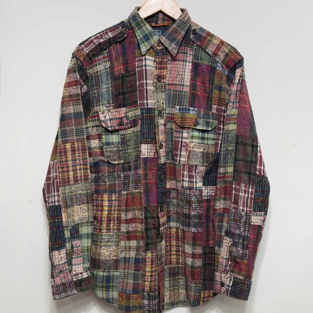 폴로 랄프로렌 패치워크 셔츠