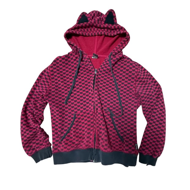 emily strange 고양이귀 후드집업