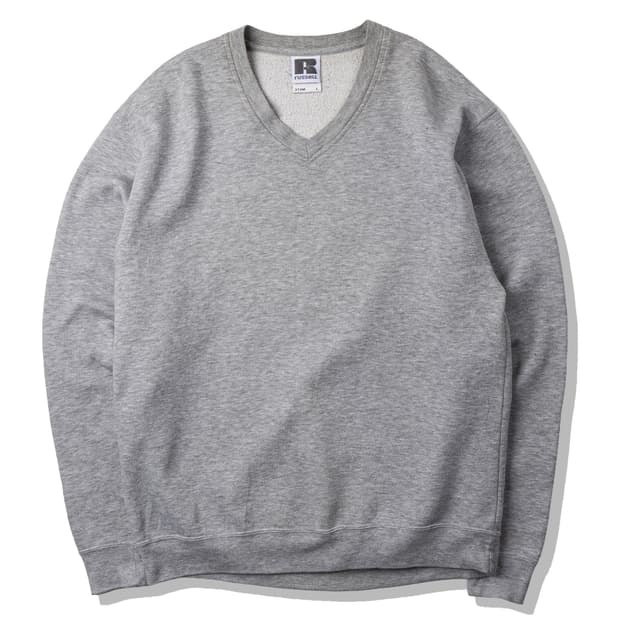 (105) 러셀어슬레틱 Grey V-Neck Sweatshirt