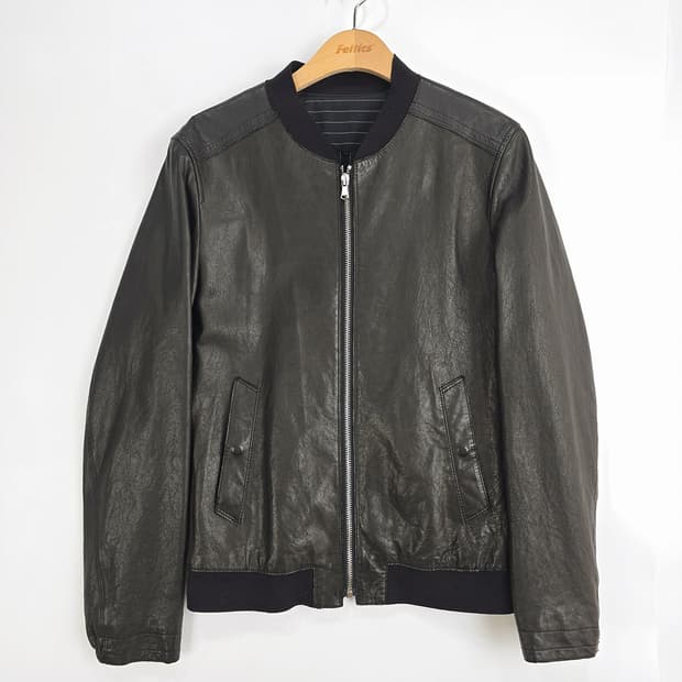 티아이포맨 T.I FOR MEN 양가죽 레더 자켓 블랙 95