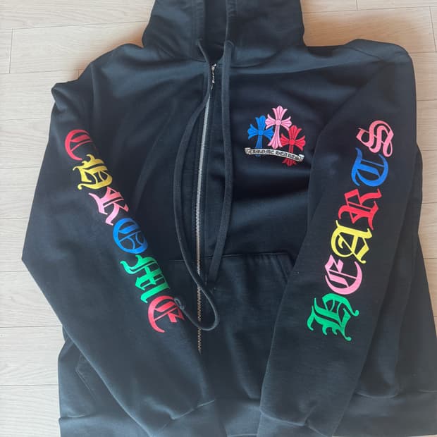 Xl)크롬하츠 멀티컬러 후드집업