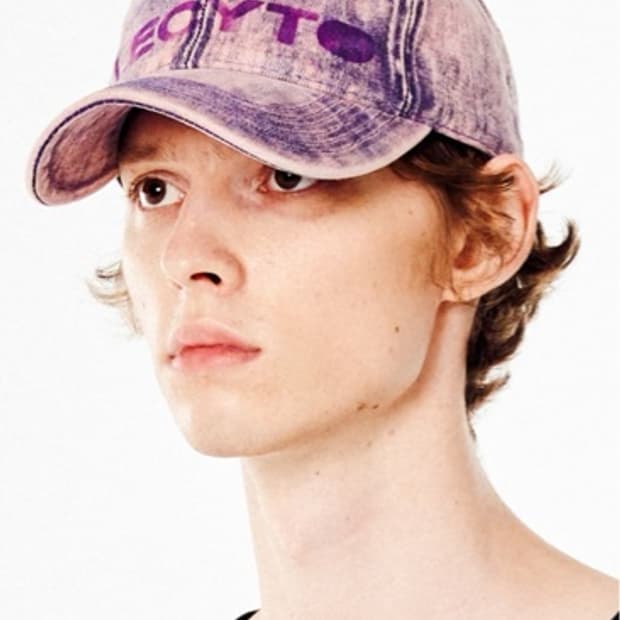 lecyto Retro Faded Denim Ball Cap Purple