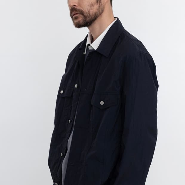 POTTERY 포터리 나일론 트러커 자켓 Navy