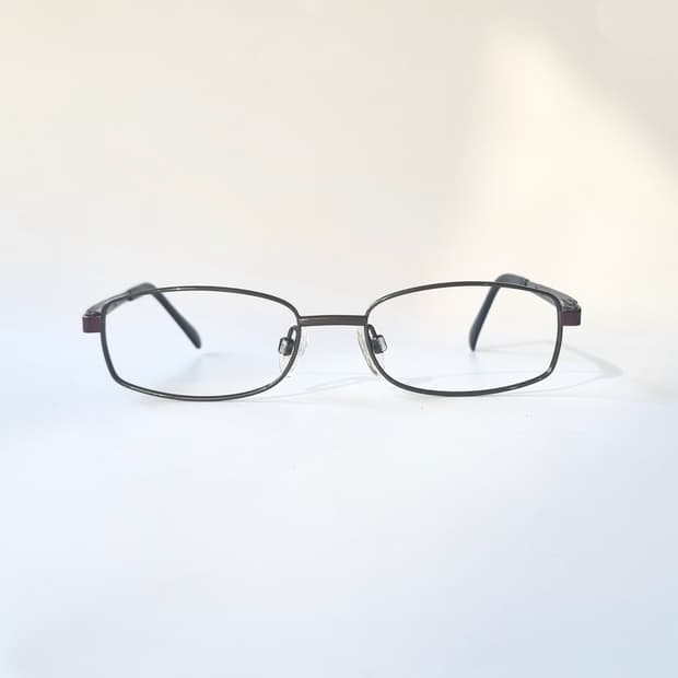 데드스탁 클래식 라운드사각 메탈 안경테 437