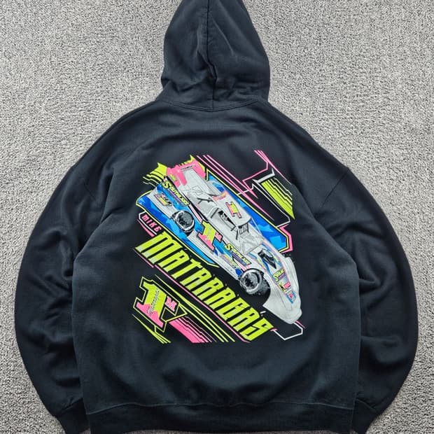 JERZEES 마이크 마타라바스 레이싱 후드 티셔츠 (XL)/ 10948