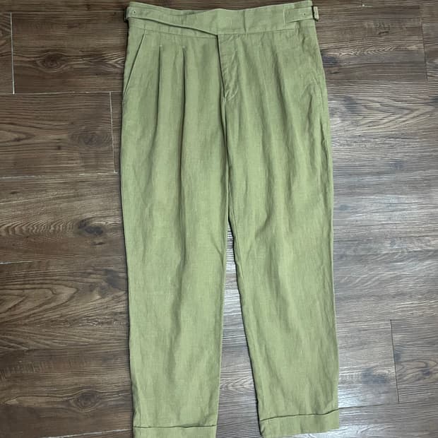 솔티 린넨 구르카 트라우저 팬츠