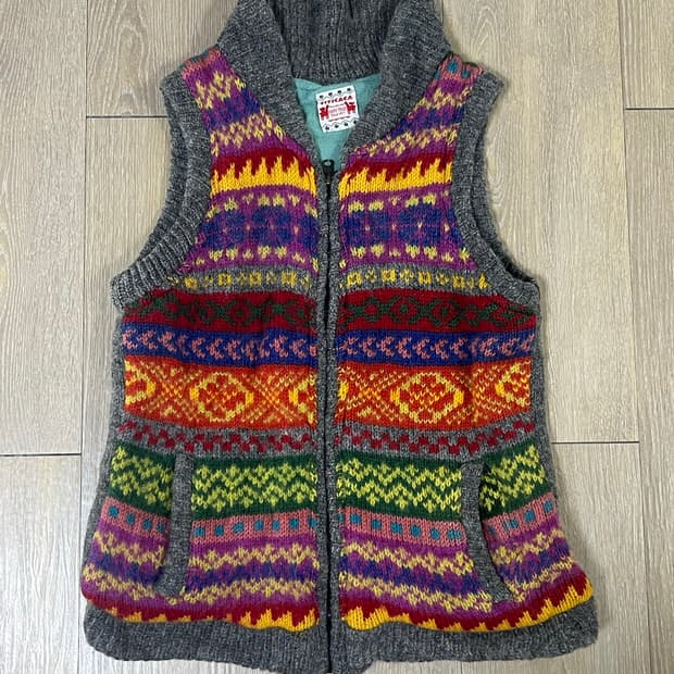 티티카카(TITICACA) 에스닉 니트 베스트