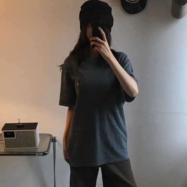 폴로 랄프로렌 가슴로고 코튼 반팔티